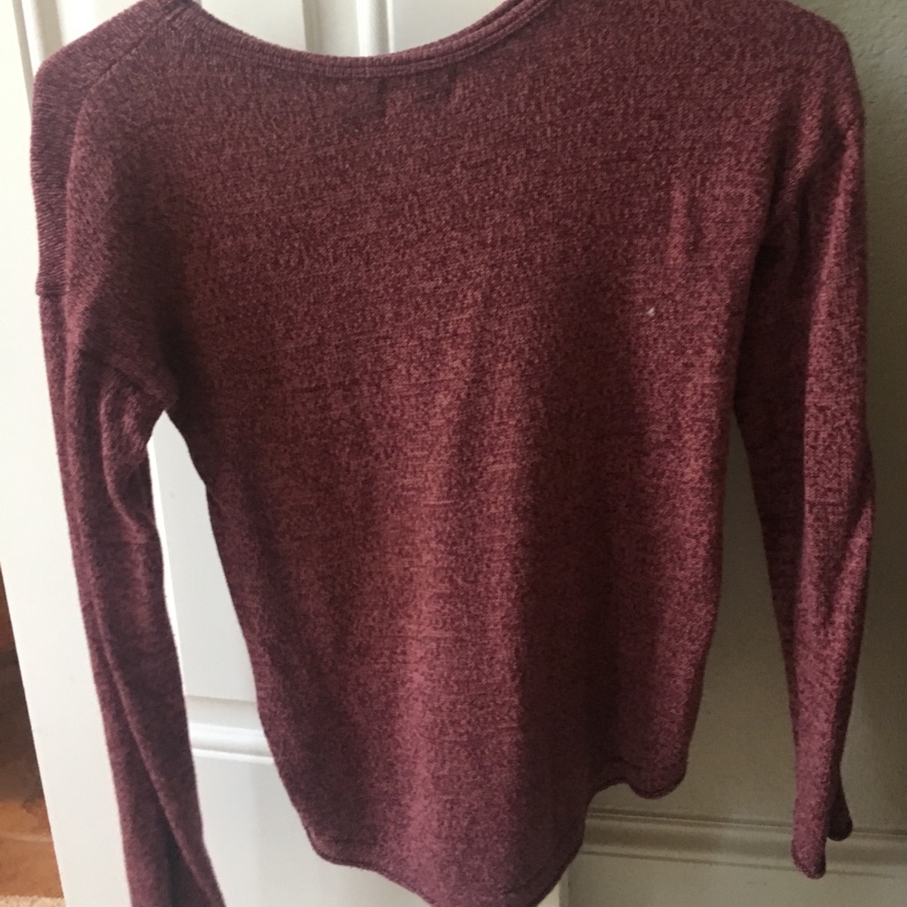 Maroon old navy knit tee